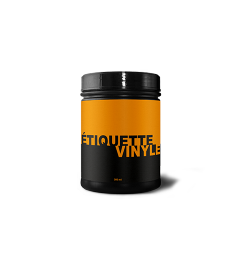 Etiquette en vinyle réutilisable lot de 8